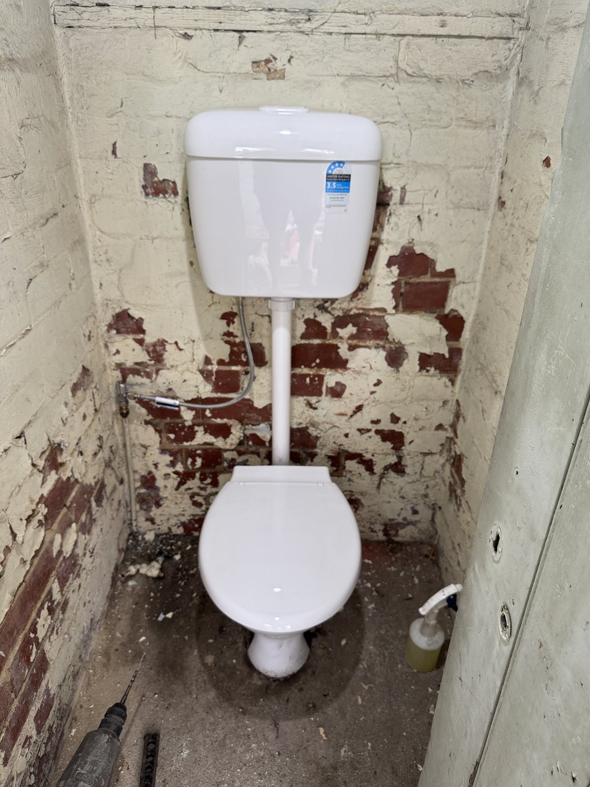 Completed toilet replacement by Melbourne Plumbing Co