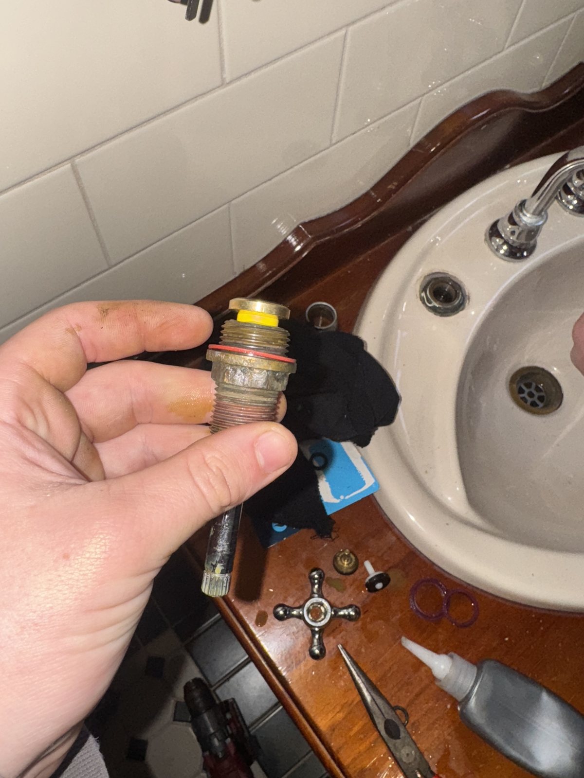 Genuine leaking tap repair work by Melbourne Plumbing Co